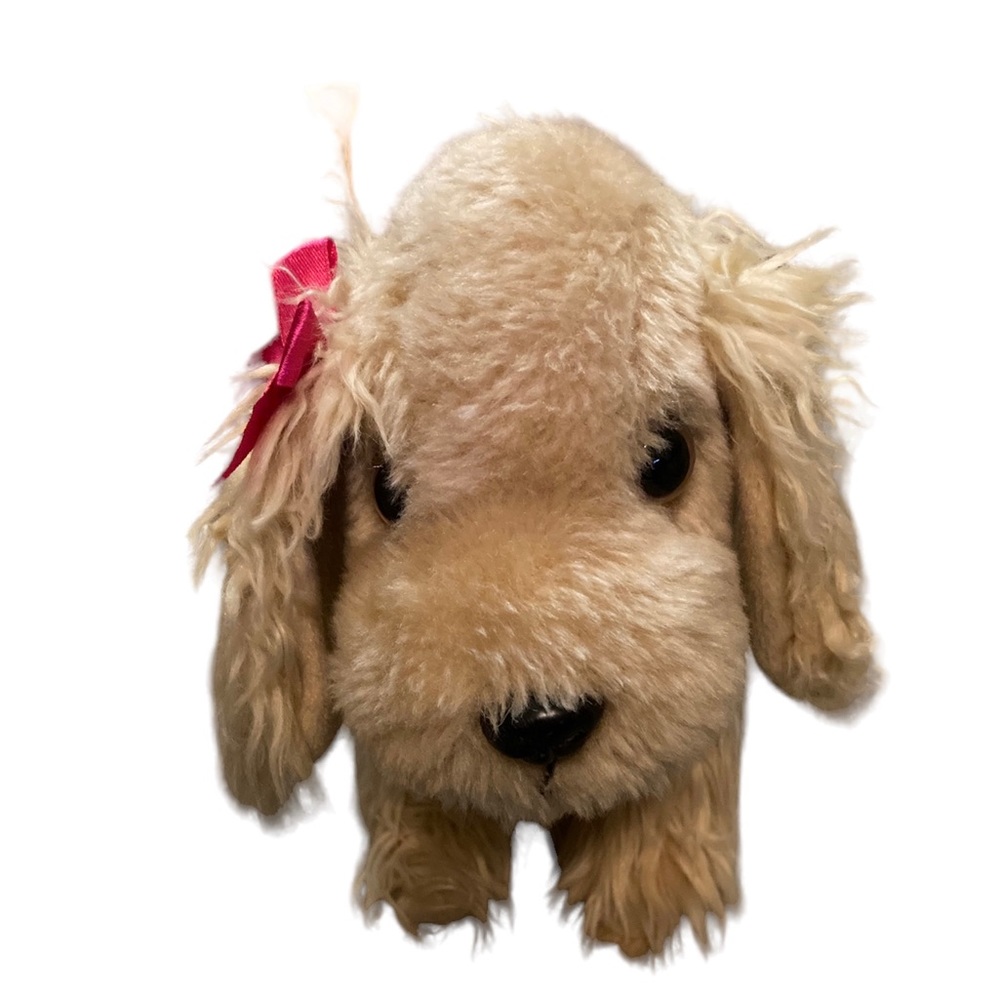 Pucci Pups Cocker Spaniel Plush Puppy & Golden Dot Glam Bag - Picture 6 of 6